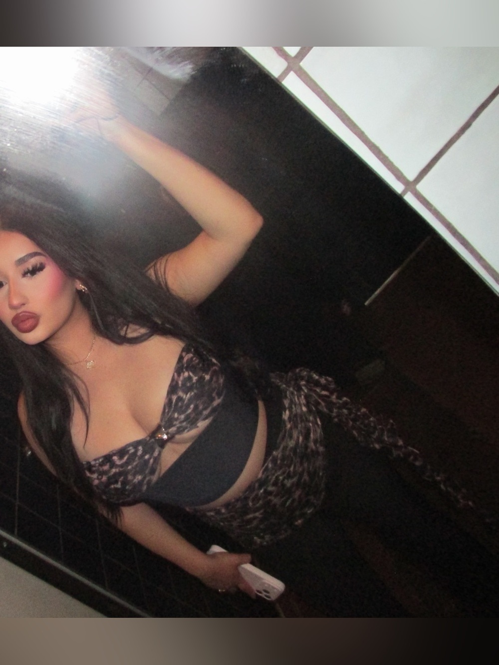 Leopard Print halter top and pants set